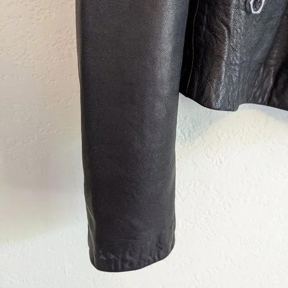 Madewell Washed Leather Motorcycle Jacket - Picture 5 of 8